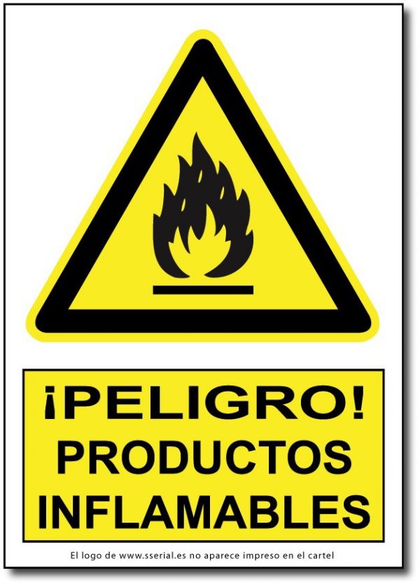 Peligro Productos inflamables