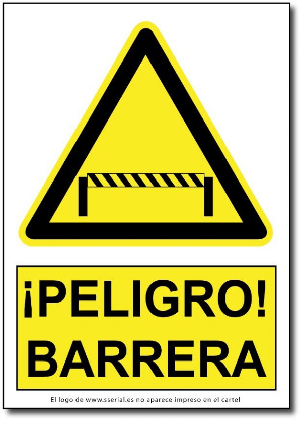 Peligro Barrera