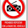 Prohibido repostar con la radio del vehículo encendida